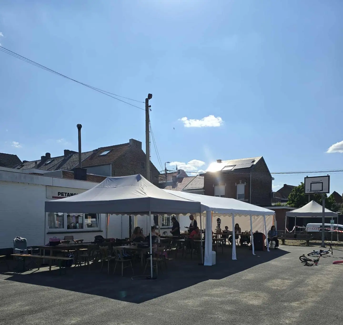 chapiteau évenement remplis