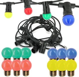 [LIGHT2] guirlandes E27 led colorer