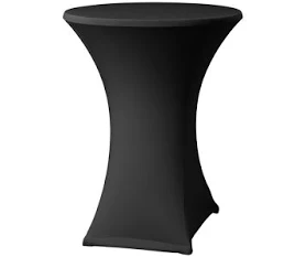 NAPPE NOIR  pour mange debout