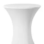 NAPPE BLANCHE  pour mange debout 